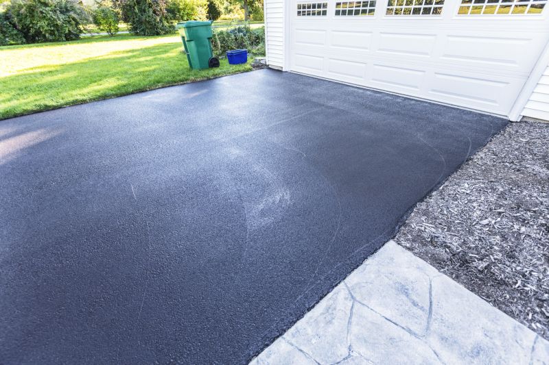 Asphalt Driveway with Fresh Coat